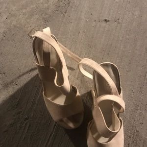 Aldo Shoes - Aldo suede nude wedges Aldo Shoes - Aldo suede nude wedges